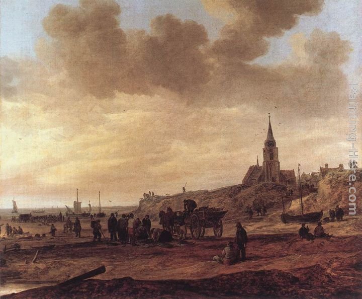 Jan van Goyen Beach at Scheveningen